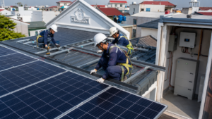 dự án điện mặt trời Hybrid 8 kWp tại Dương Kinh