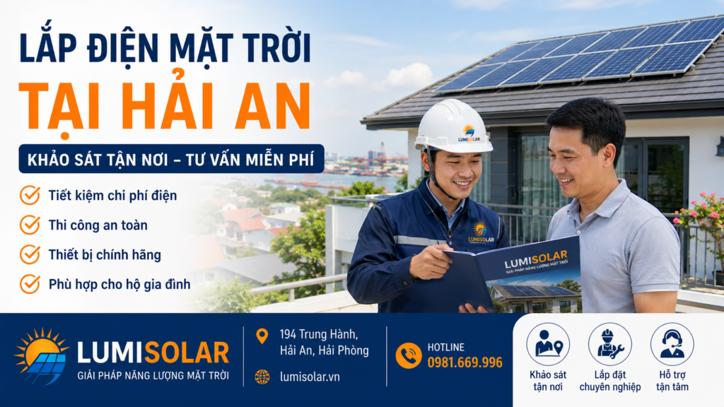 tư vấn lắp điện mặt trời tại hải an