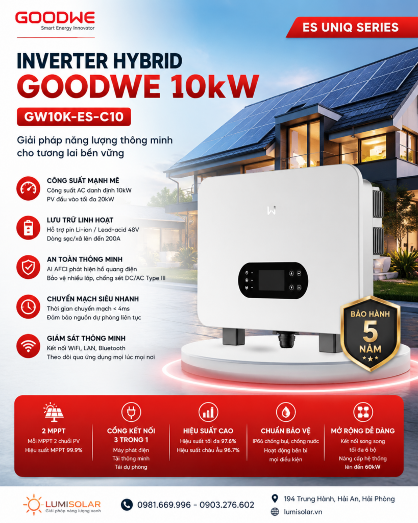 Inverter Hybrid GoodWe 10kW GW10K-ES-C10