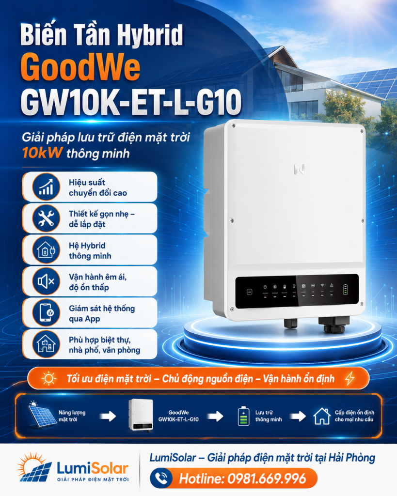 Biến Tần Hybrid GoodWe GW10K-ET-L-G10