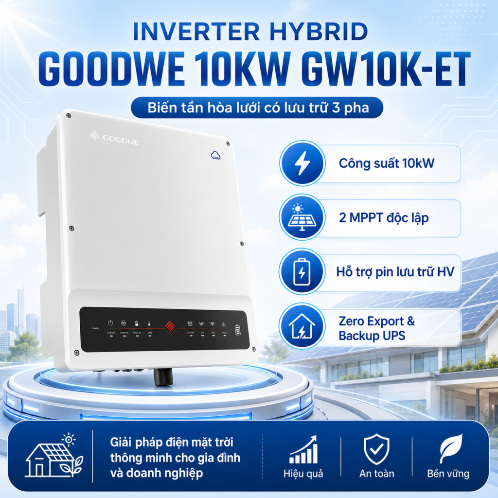 Inverter Hybrid GoodWe 10kW GW10K-ET 3 Pha