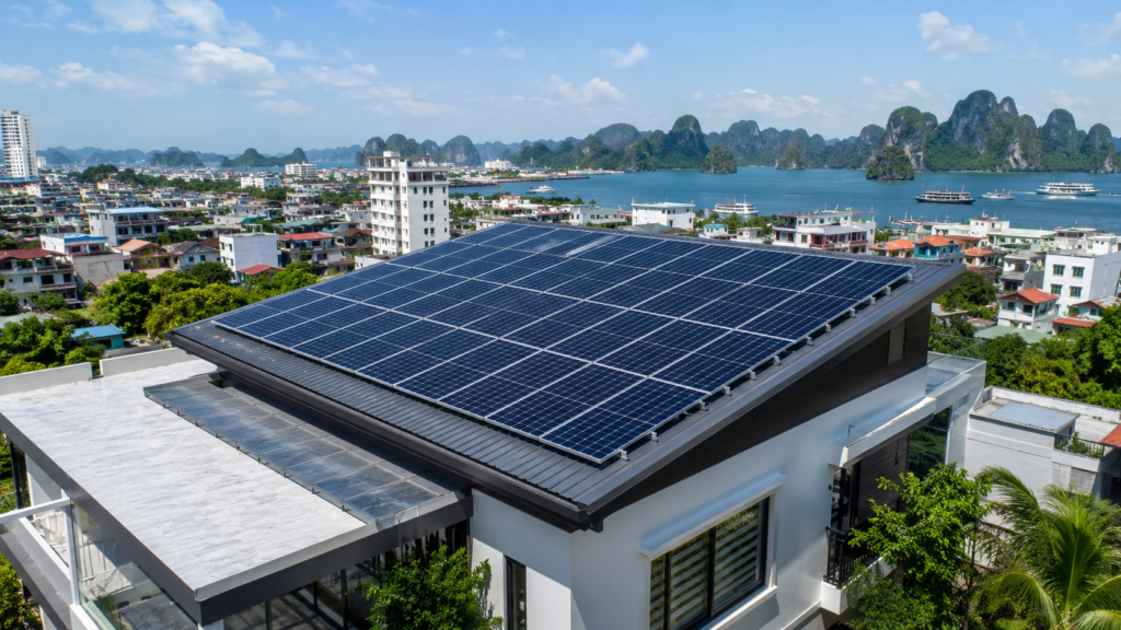 Lắp Điện Mặt Trời Áp Mái Tại Quảng Ninh