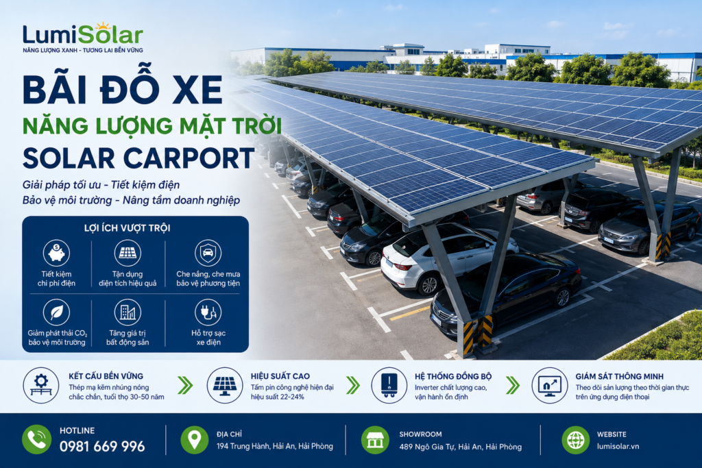 Bãi Đỗ Xe Năng Lượng Mặt Trời