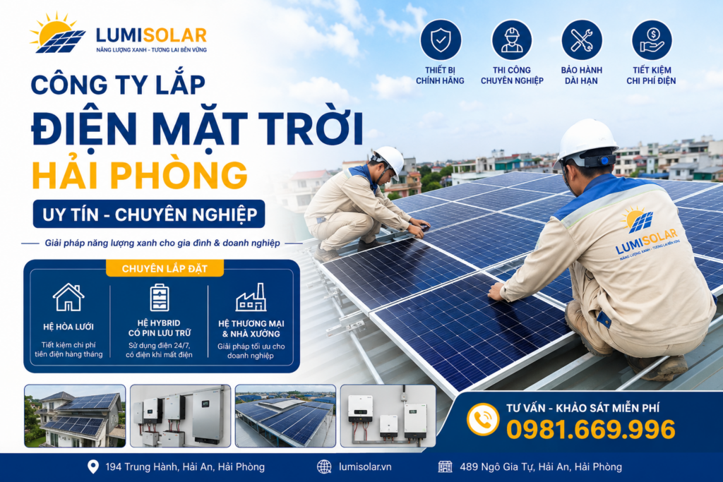 Công Ty Lắp Điện Mặt Trời Hải Phòng Uy Tín