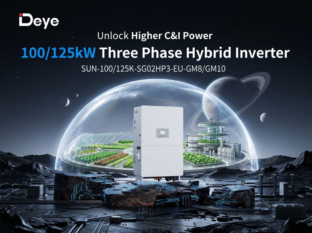 Inverter Hybrid Deye SUN-100K/125K-SG02HP3-EU-GM10